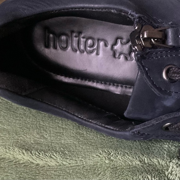 Hotter Black Leather Shoes Never Worn - Picture 4 of 10